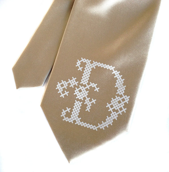 Louis Vuitton Monogram Bold Tie Pin Silver Metal