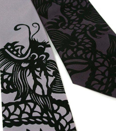 Chinese Dragon Pima Cotton Scarf, by Cyberoptix – Cyberoptix TieLab