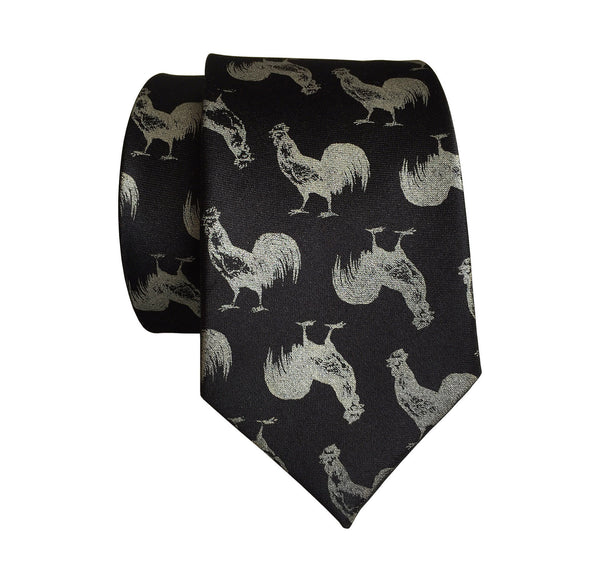 Cock Rooster Print Bow Tie