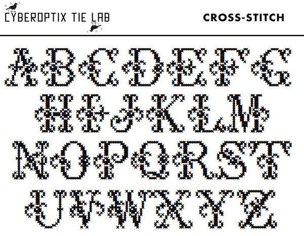 fancy cross stitch alphabet