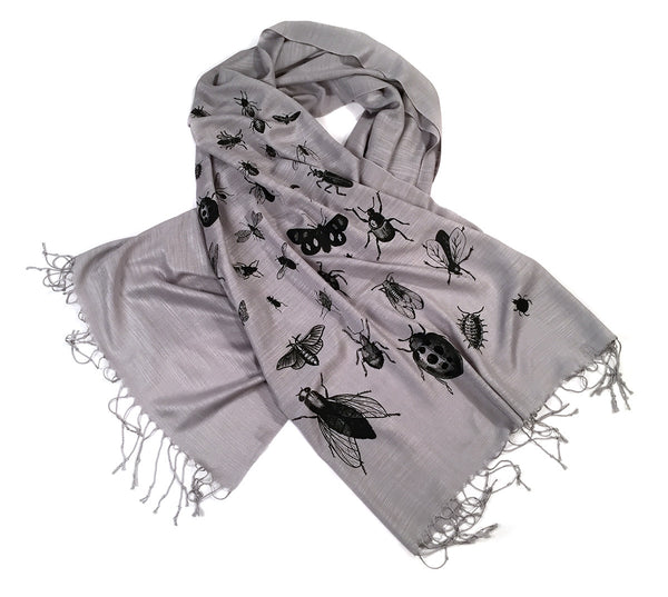 Insects on Parade Silk Scarf