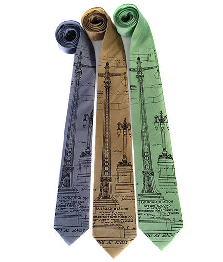 Vitruvian Man Silk Tie - Detroit Institute of Arts Museum Shop