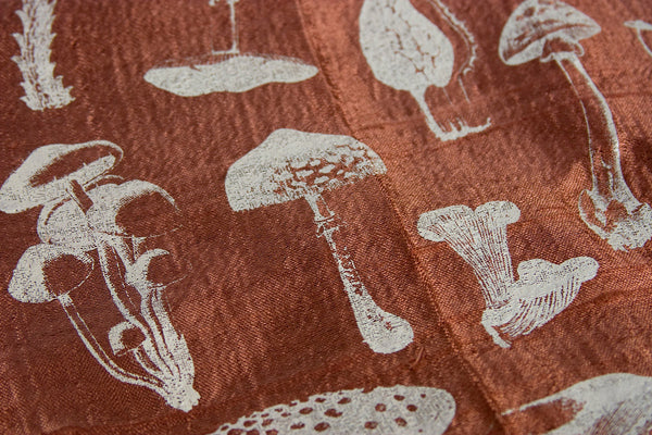  (Hallucinogenic Mushrooms Pattern) Patterned Leather