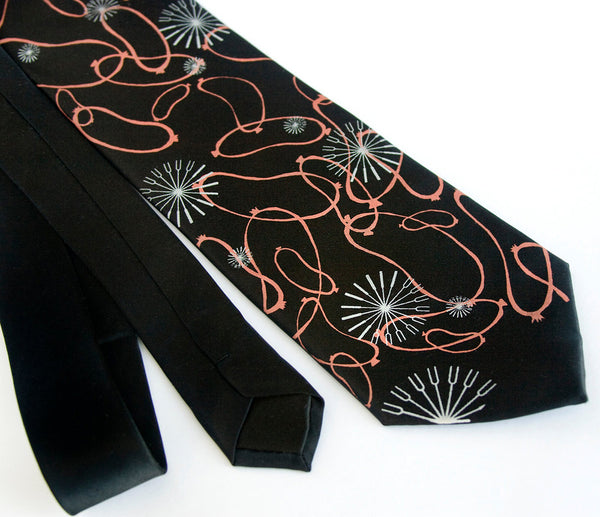 Hermès Monogram Pattern Silk Necktie